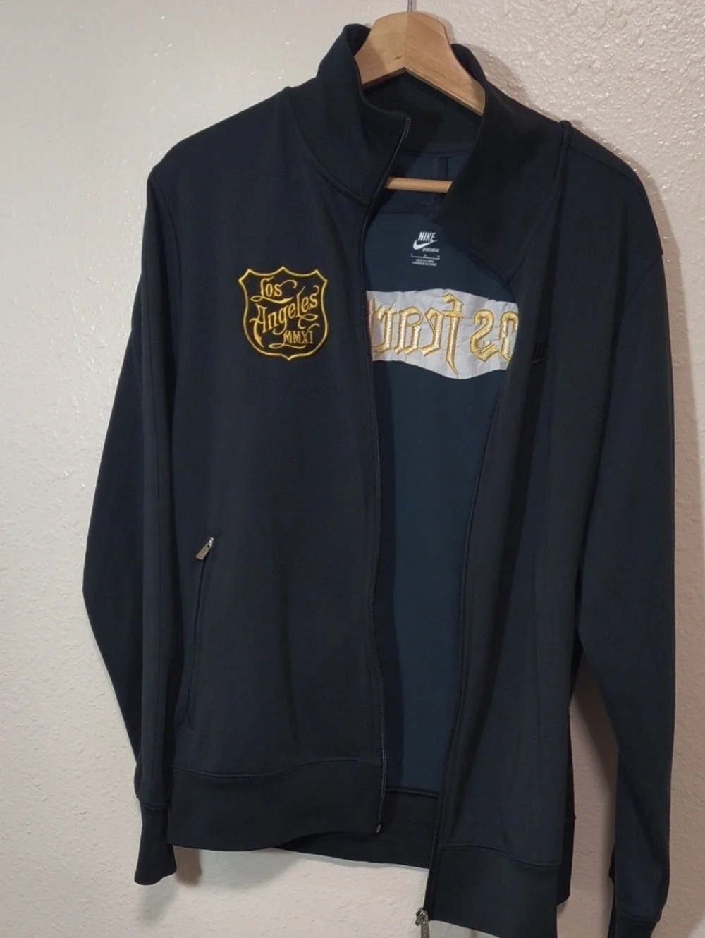 Black Athletic Nike Zip Up
